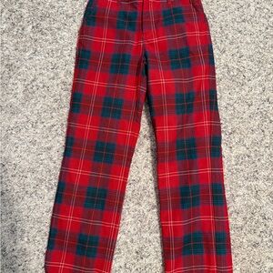 The Beaufort Bonnet Company Red and Green Plaid Men's Pants